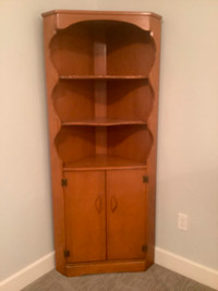Corner cabinet made by Roxton.