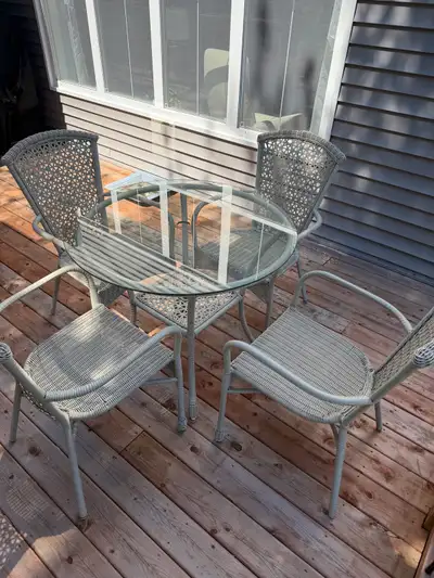 Patio table and Chairs, View more
