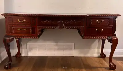 Traditionals Solid Wood Executive Desk | 4 Drawe, View more