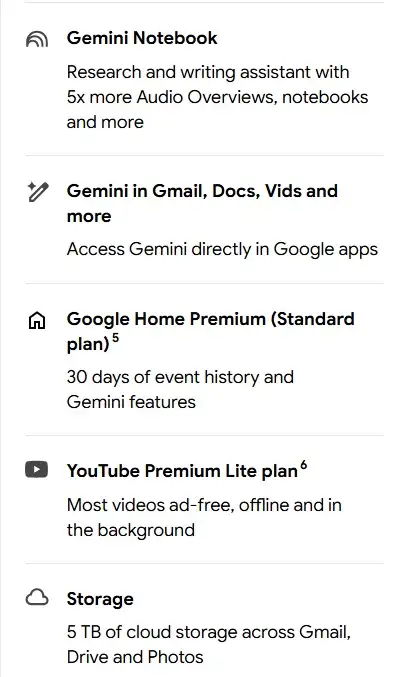 Gemini AI Pro Membership for 18 months593706975967334402
