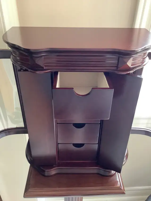 Josephine Jewelry Box in Antique Mahogany Finish by Bombay Co63735879265665122