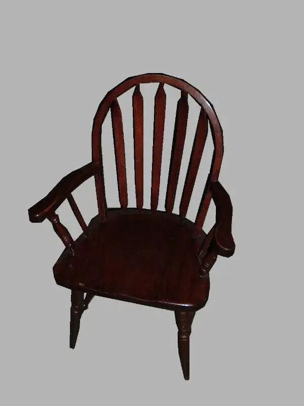 7' X 3.5' SOLID Mahogany Table & Oak Chairs Kitchen Dining Set in Dining Tables & Sets in Hamilton - Image 3