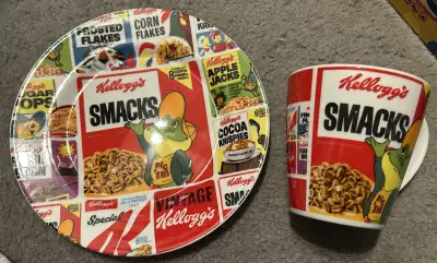 Vintage Kellog’s Style Bowl and Mug, View more