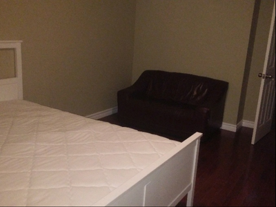 A large ensuite (has own bathroom) room on the second floor of a co-ed house for rent steps away for...