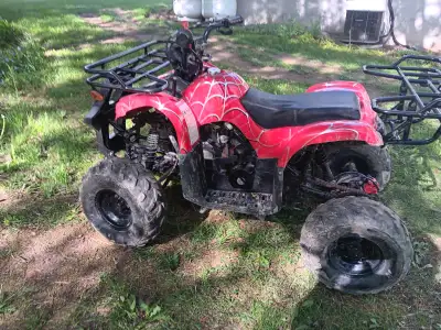 TAO Motor ATV suitable for up to 150 lbs. 2 years old, recently refurbished.