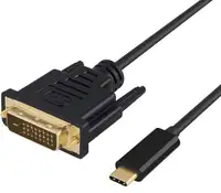 USB C to DVI Cable, Type C to DVI Cord 10FT