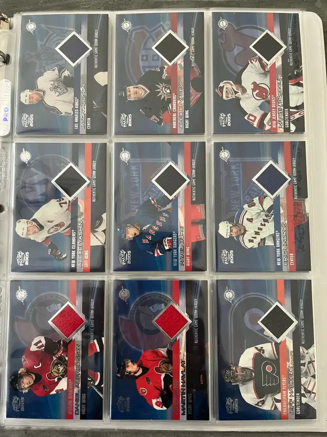2004-05 Pacific jersey hockey cards 1-44 in Arts & Collectibles in Gatineau - Image 6