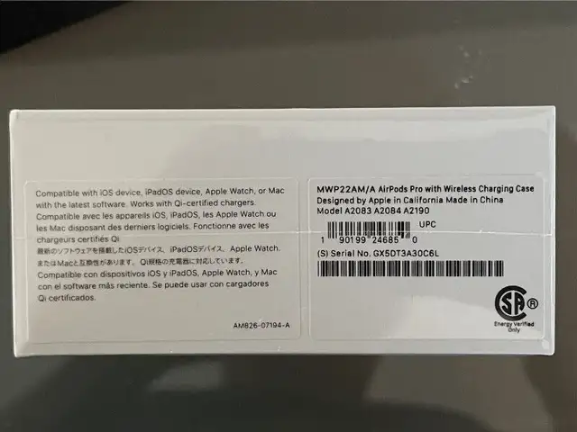 Original Apple Airpod Pro_brand new_sealed box_62863727453825124