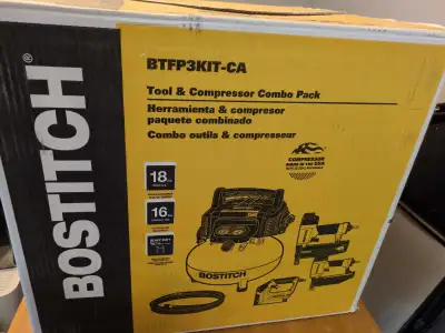 Bostitch Nailgun Kit with Compressor, View more