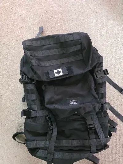 Savotta Jääkäri L Backpack + Large Savotta Front Pouch, View more