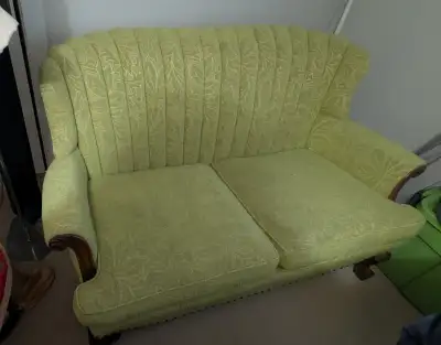 Vintage Channel back  Settee, View more