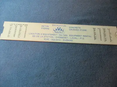 VINTAGE SLIDE RULE CONCRETE CALCULATOR-LAVAL READY MIX-1970/80'S, View more