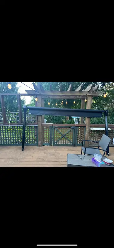 I am selling a used RV awning in good condition, perfect for providing shade and protection from the...