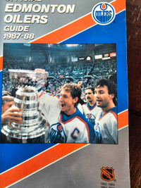 1987/88 Oilers Media Guide 