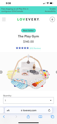 Selling Lovevery play gym 