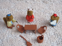 Vintage Fisher Price Woodsey Squirrel Family