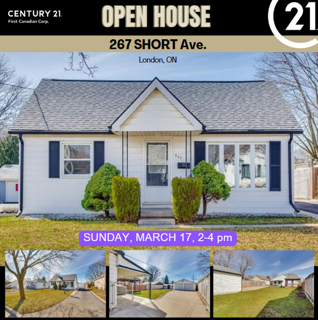 OPEN HOUSE!!  267 Short Ave., London, ON. $499,900 in Houses for Sale in London