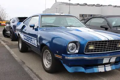 Mustang Fastback Cobra II 1976 manual, V8, very rare, 96000 miles. Vehicle registered in Quebec and...