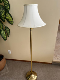 Brass Swivel Floor Lamp