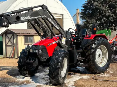 mfwd and dif lock Left hand power reverser 12 speed with hi lo powershift LED lights Hyd alo bucket...
