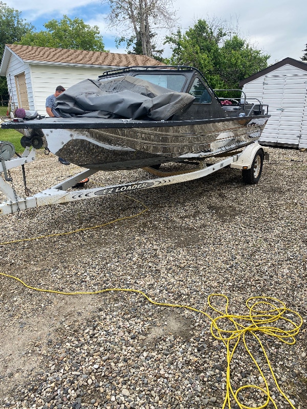 1992 Marathon jet boat Powerboats & Motorboats Grande Prairie Kijiji