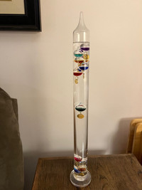 Large 22” Tall Galileo Thermometer 