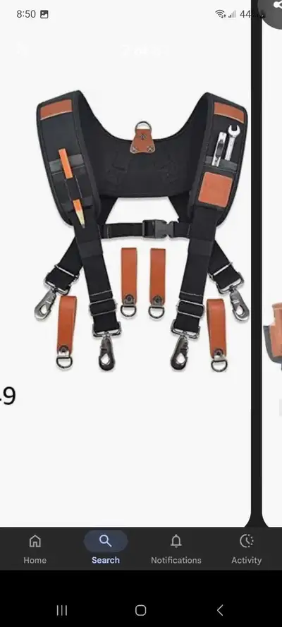 Welkinland Leather Tool Suspenders brand new , View more