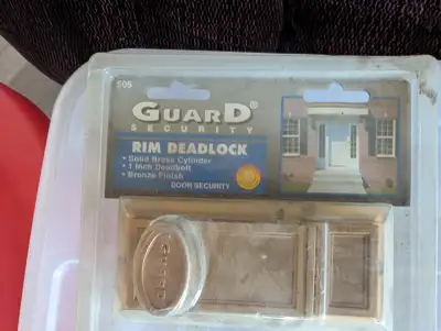 TWO DEADBOLTS NEW IN PACKAGE, View more