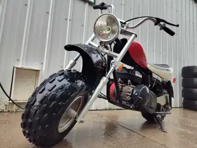 2 gas mini bikes. Baja Warrior. Need carbs cleaned. Used to ride around the average. Stored under ro...