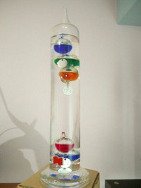 11 Inches Galileo Thermometer in Celsius and Fahrenheit