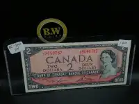 1954 Canada $2 Bc-38d EF Banknote!!!