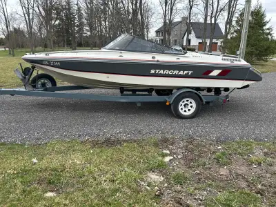 Selling my 1988 Starcraft 171S Select powered by a 4.3L Mercruiser engine. It is paired with a Yacht...
