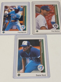 Rare Baseball Cards Errors Blue Jays 1/1 UD 1989 McGriff,Ward3