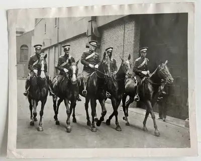 1951 Canada military history GG  vintage press photo horse , View more