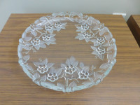 Vintage Retro "Carmen Satiniert Glass" Serving Dish with Box