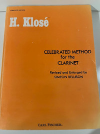 Celebrated method for the Clarinet