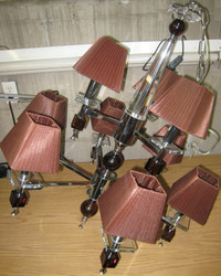 9-light chandelier