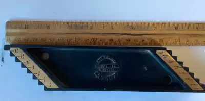 Veritas Tool-Setting Depth Gauge; 1/8" to 1-7/8" for use with a table saw. Made in Canada.