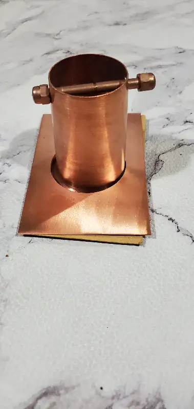 Rain Chains 20040 Pure Copper Brass Bolt Gutter Adapter, View more