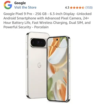 Google Pixel 9 Pro 256GB Memory -  Open  Box, View more