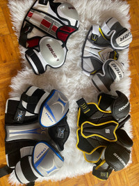 Boys hockey equipment