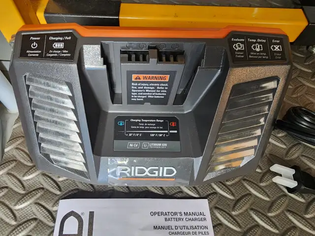 Ridgid R840095 Rapid 4 AH Charger Brand New In The Package in Power Tools in Windsor Region - Image 2