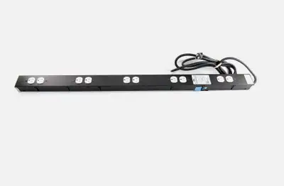 Multiprise verticale extra-plate PDT, 10 prises, 15 A, View more