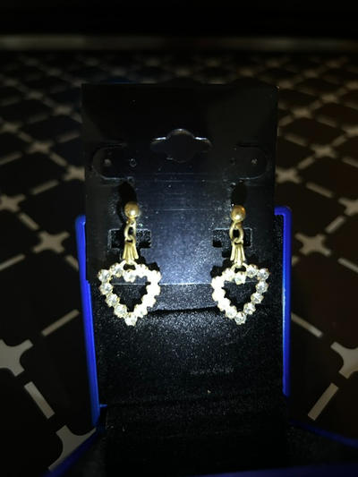 Swarovski Heart Dangles OR Studs, View more