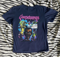 GOOSEBUMPS (Size M) Story Tributes Navy Tee