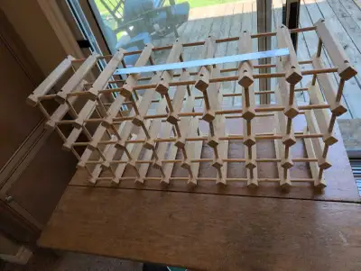 Wood Wine Rack 32 slots wood, View more