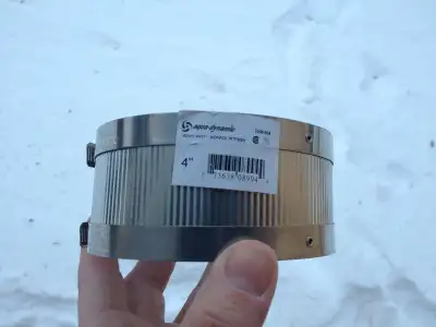 I have 4 4" mechanical coupling used for Pvc abs pipe. These are brand new, never used. These are $1...