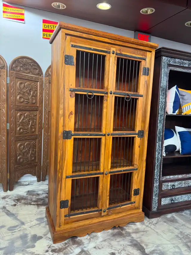 ✅Armoire en bois de rose, Placard, Bibliothèque Inde, vaisselier in Bookcases & Shelving Units in City of Montréal - Image 3