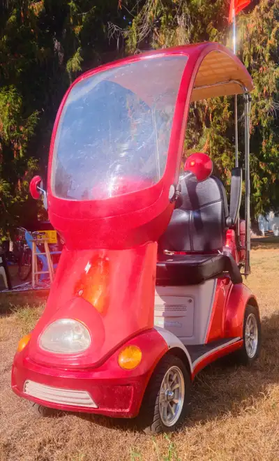 Selling an EZ Wheels EW-54 Covered Scooter in Salmo Selling for my grandfather Brand new batteries(r...