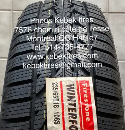514-467-8888 PNEUS KEBEK TIRES 7576 COTE DE LIESSE MONTREAL QC LUNDI AU VENDREDI 8AM - 4PM MONDAY TO...